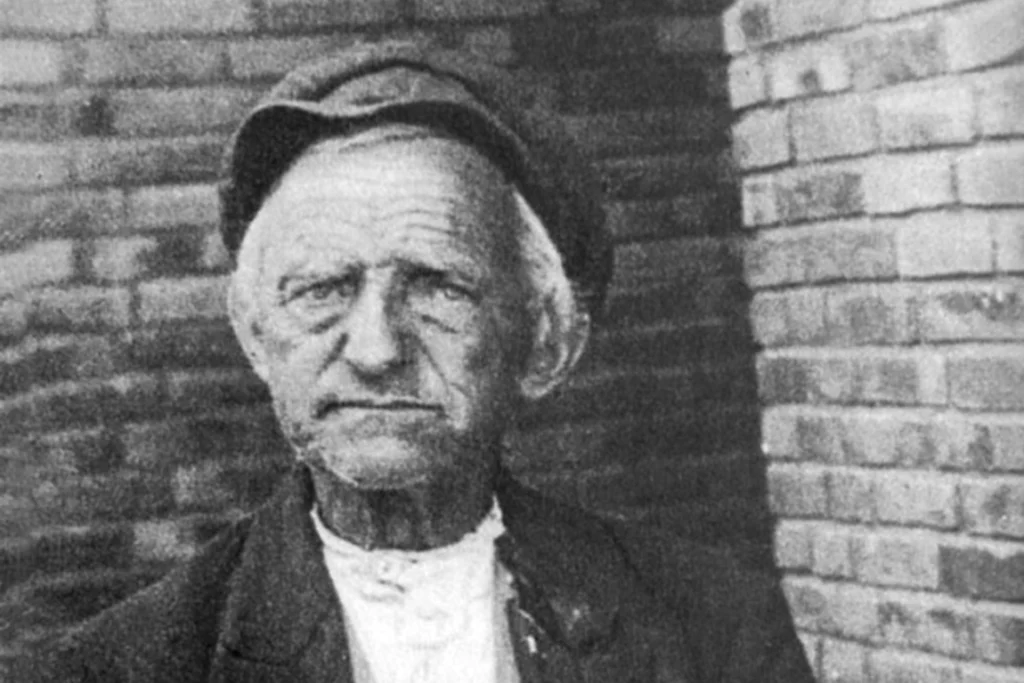 Willem van Tongeren als marskramer