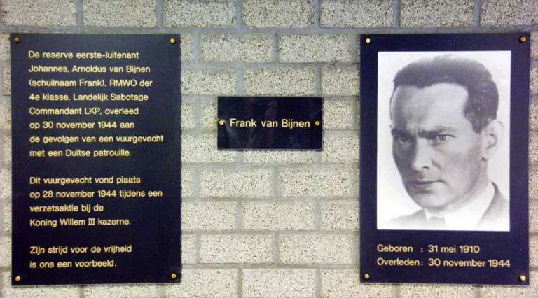 Gedenking Jan van Bijnen